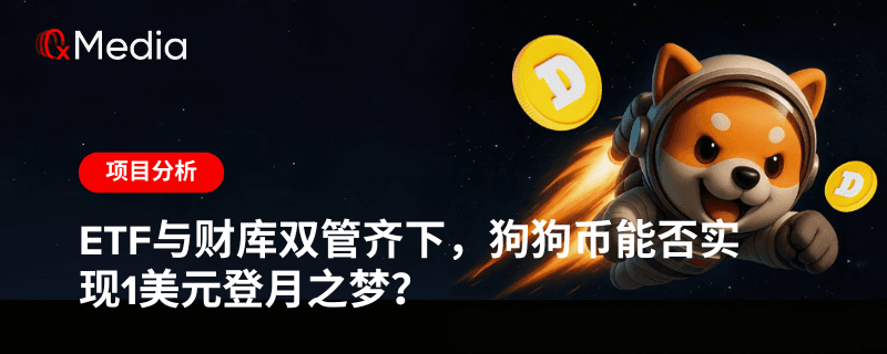 ETF与财库双管齐下，狗狗币能否实现1美元登月之梦？